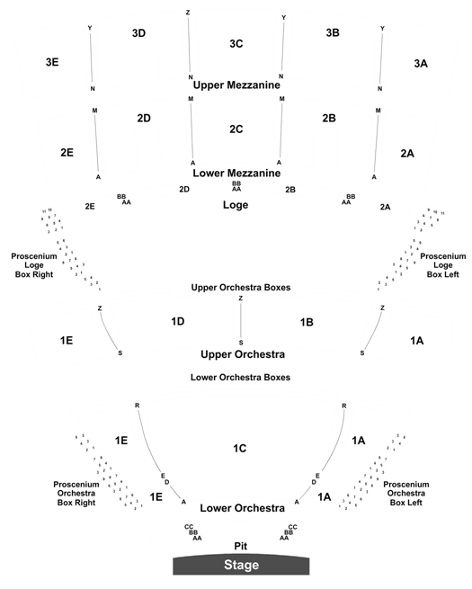 Palace Theater Waterbury Seating Chart