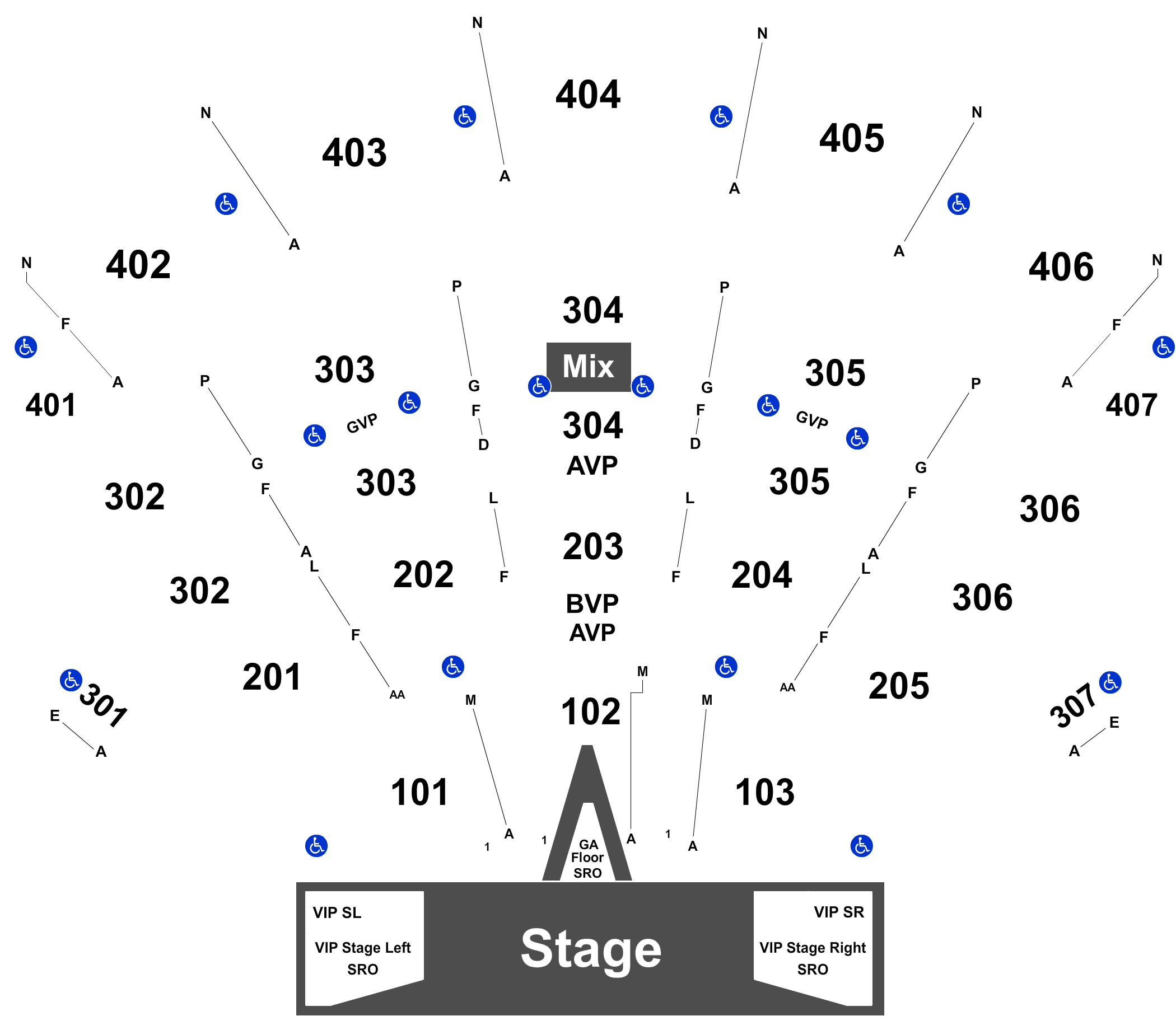 Park Mgm Las Vegas Seating Chart