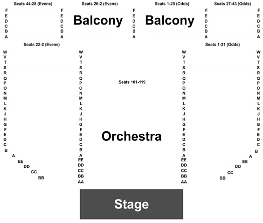 Patchogue Theater Seating Chart