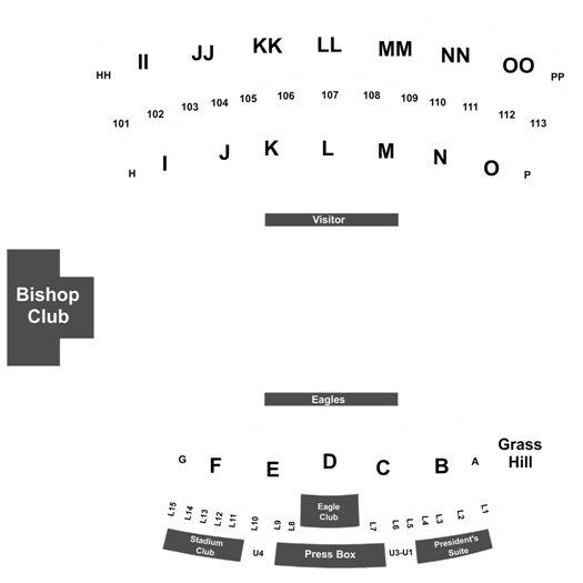 Allen E Paulson Stadium Seating Chart
