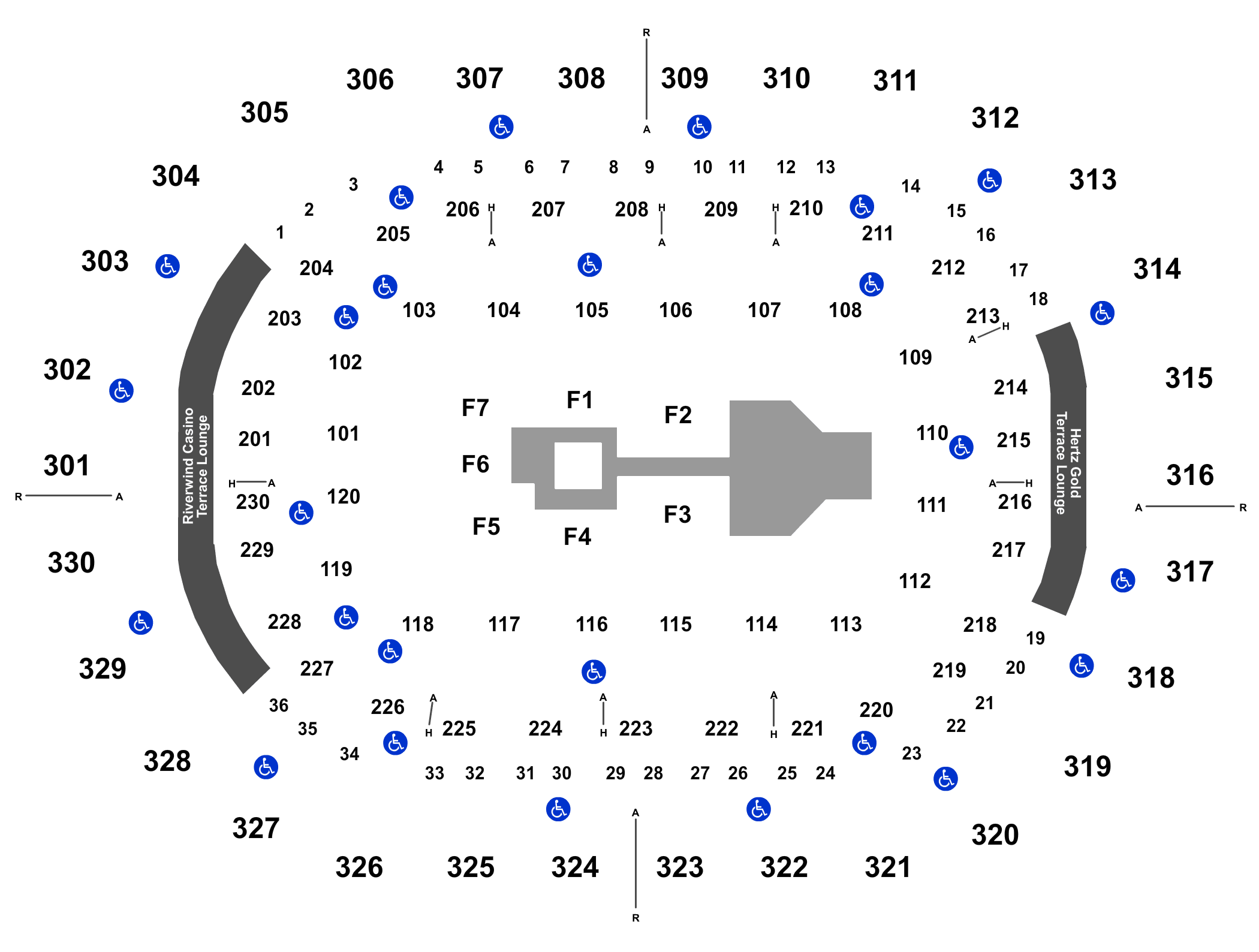 staples center seating chart wwe