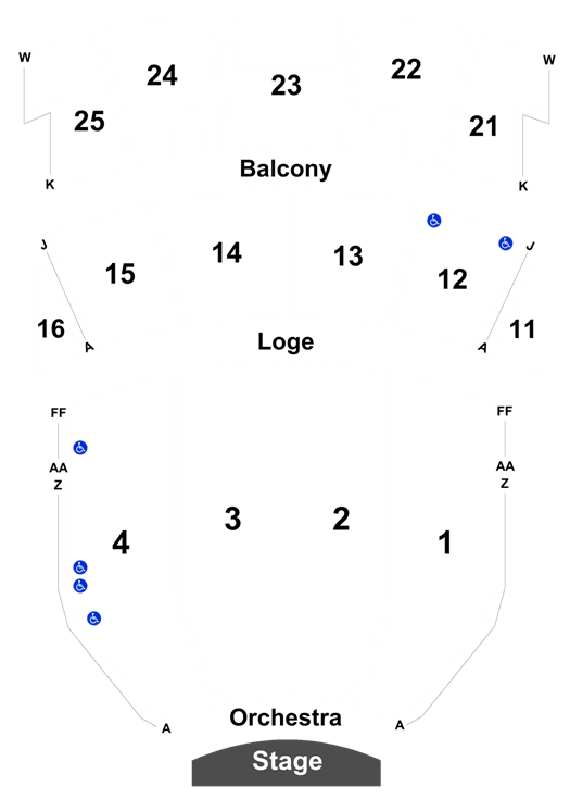 Daytona Peabody Auditorium Seating Chart
