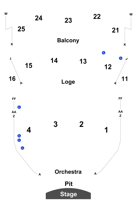 Peabody Daytona Seating Chart