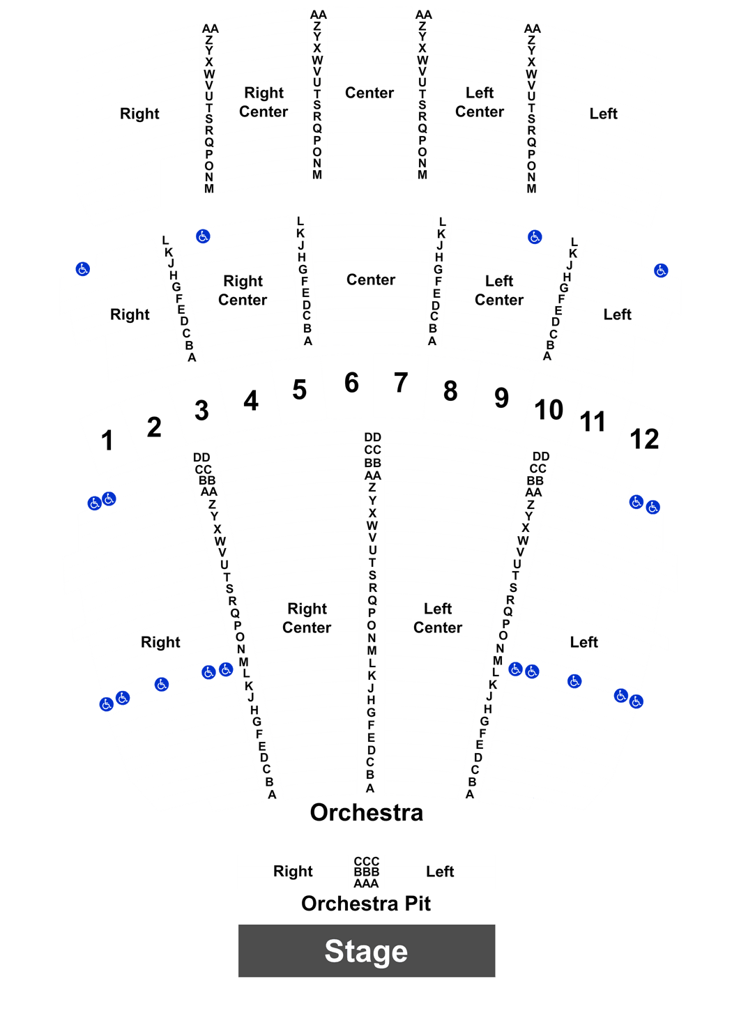 Stifel Theater Seating Chart