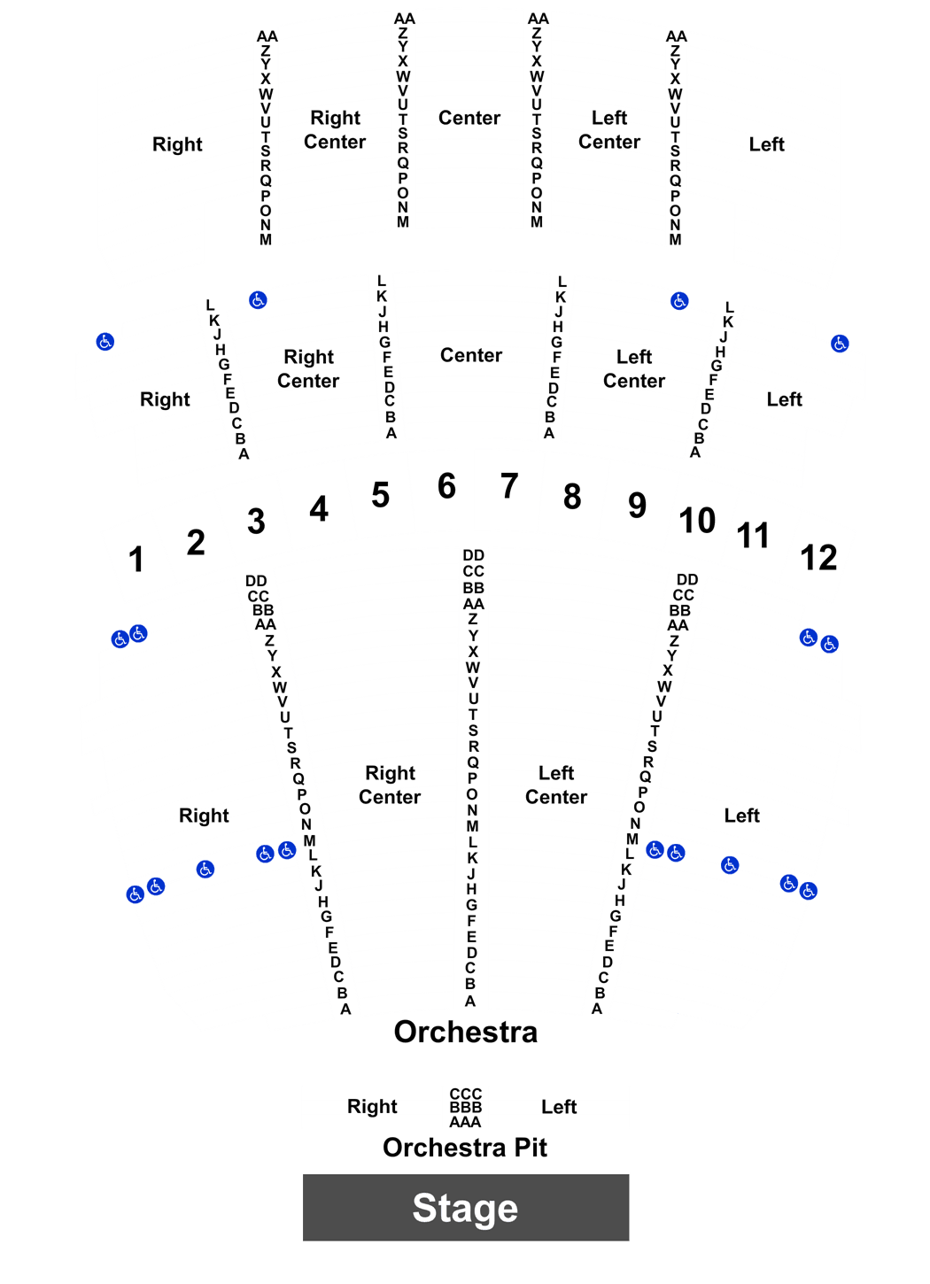 Stifel Theater Seating Chart St Louis