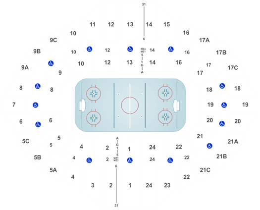 Pensacola Ice Flyers Seating Chart