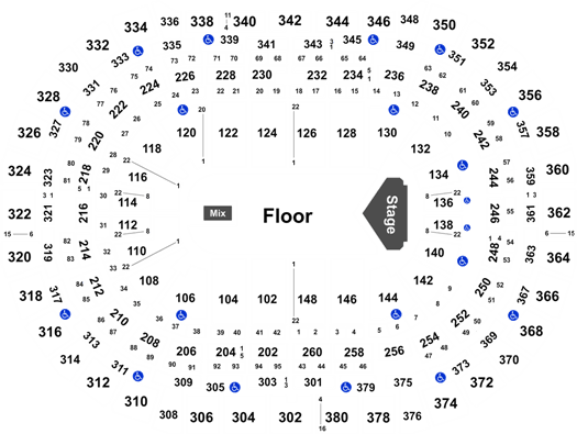 Pepsi Center Seating Chart The Weeknd
