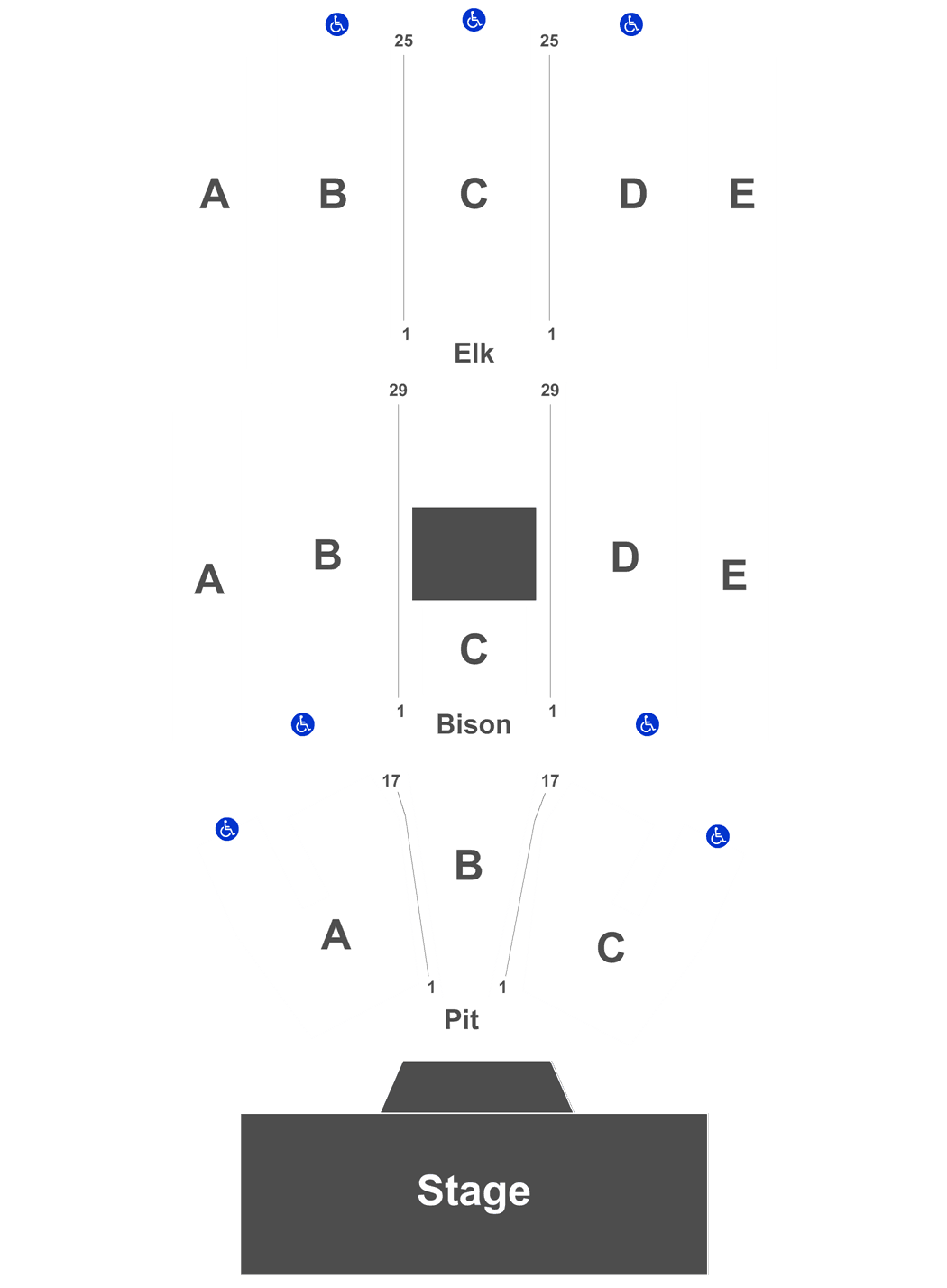 Pinewood Bowl Seating Chart