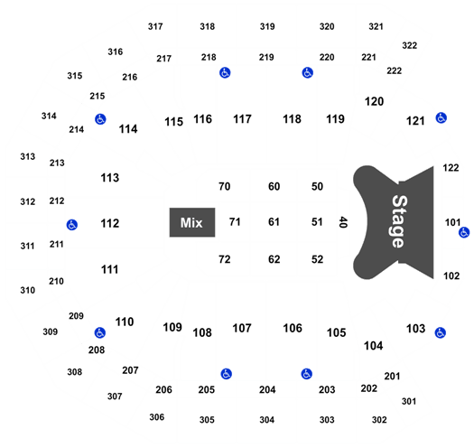Pinnacle Bank Arena Basketball Seating Chart