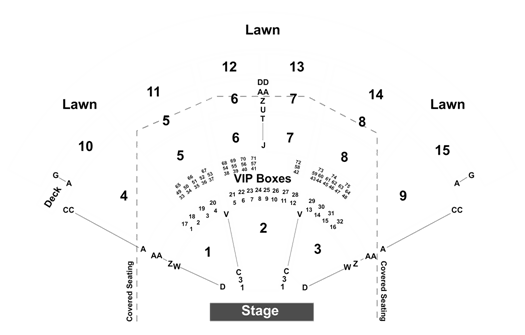 Charlotte Pavilion Seating Chart