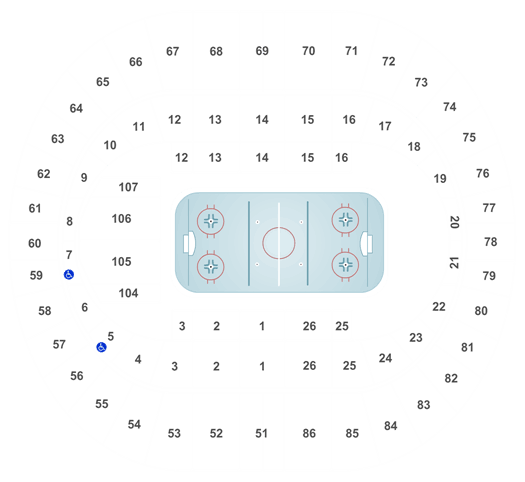 Veterans Memorial Coliseum Seating Chart Winterhawks