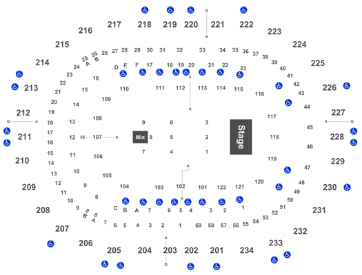 Seating Chart Pittsburgh Paints Arena