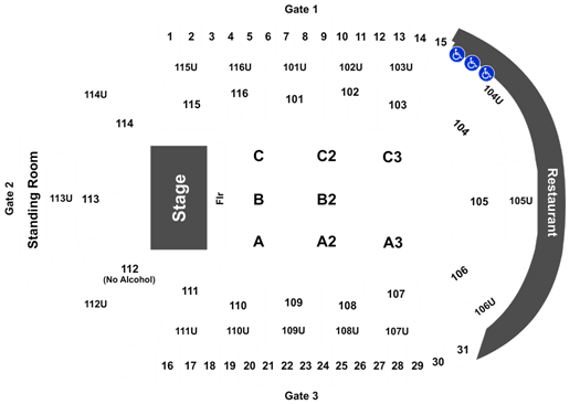 Prospera Place Detailed Seating Chart