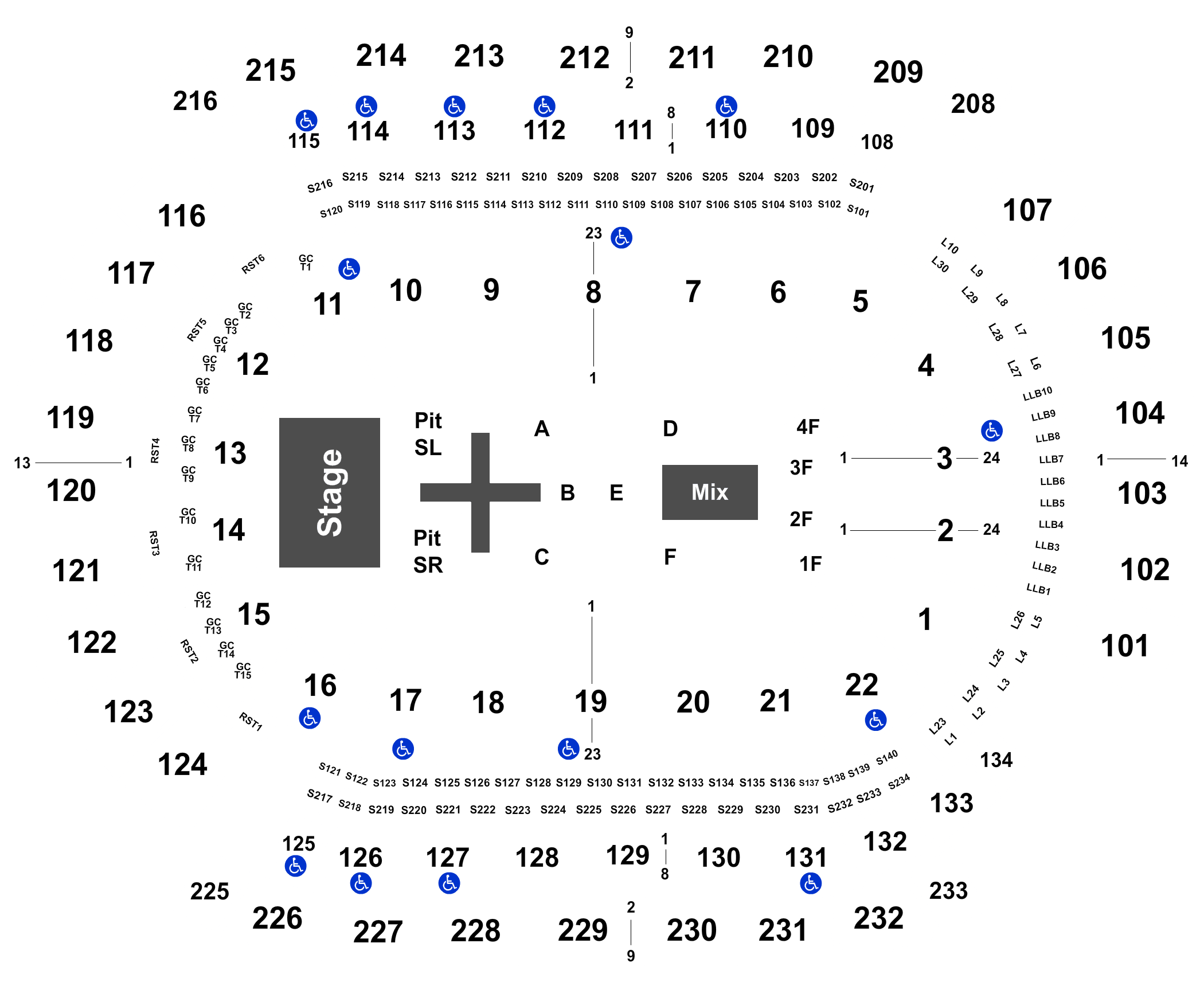 Prudential Center Seating Chart + Rows, Seat Numbers and Club