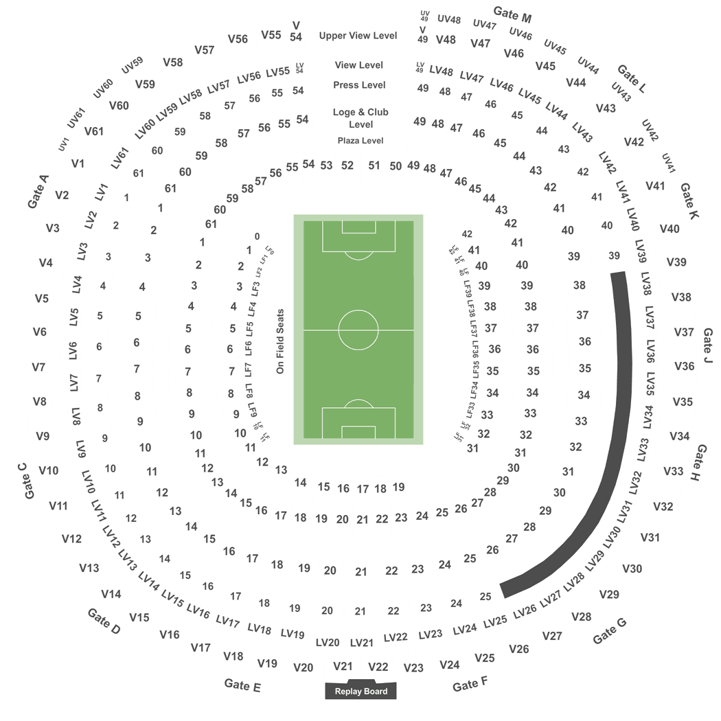 Seating Chart For Sdccu Stadium