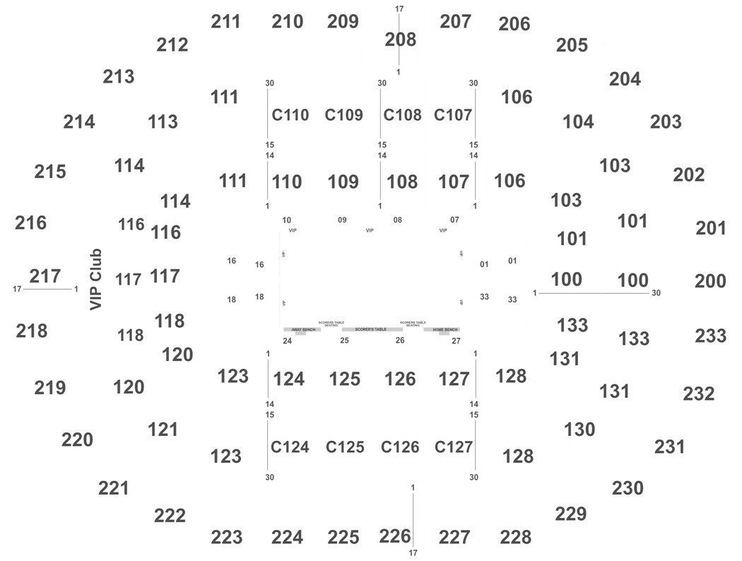 Rocket Mortgage Fieldhouse Interactive Seating Chart