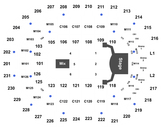 Rocket Mortgage Fieldhouse Seating Chart