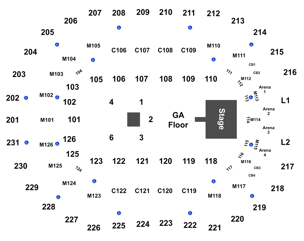 Rocket Mortgage Arena Seating Chart