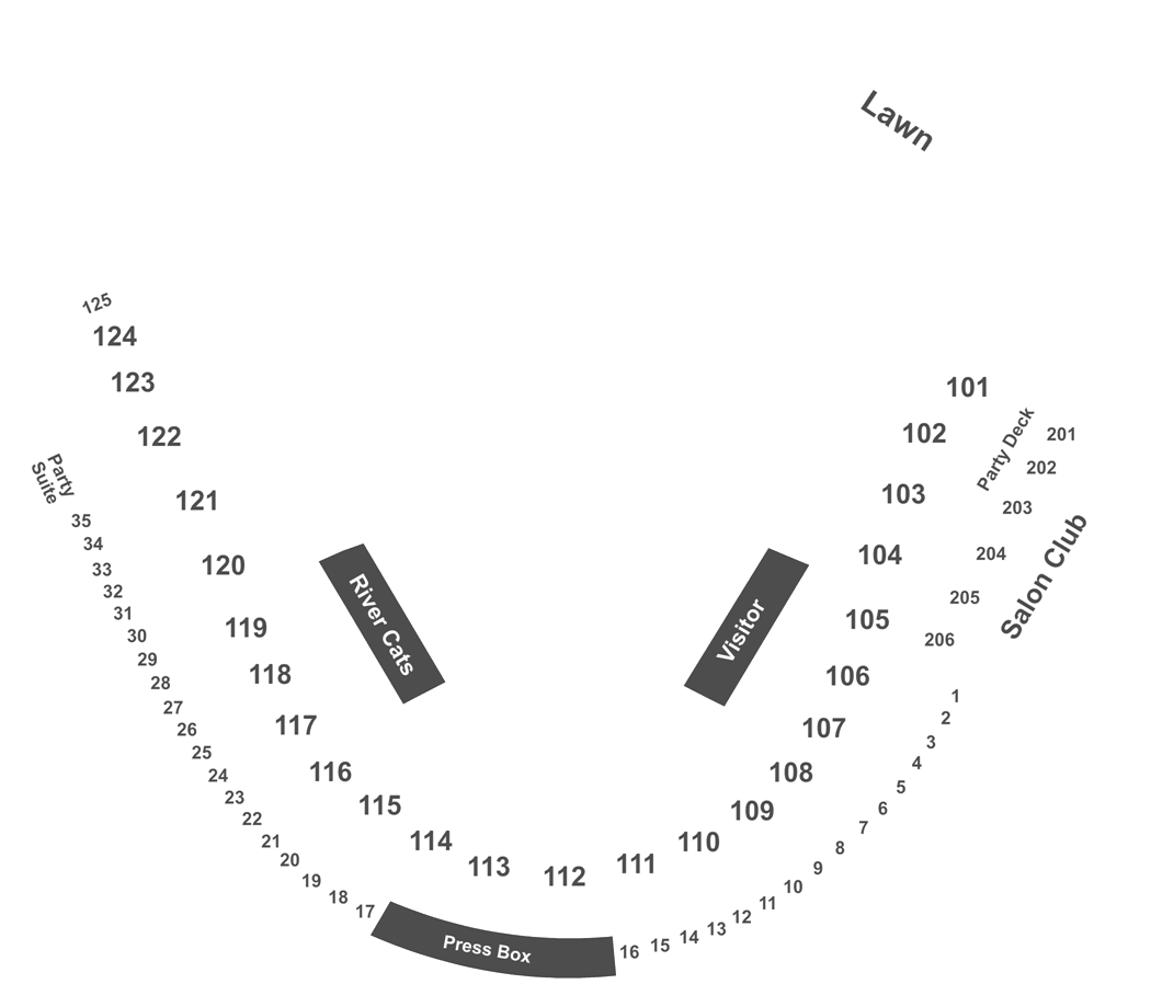 Raley Field Seating Chart Sacramento