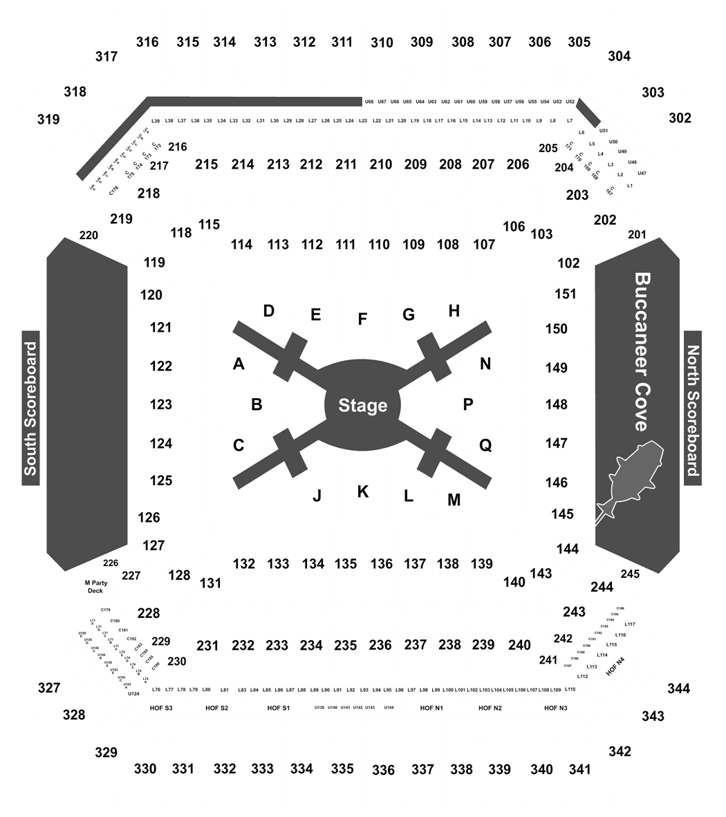 Stadium Seating Map