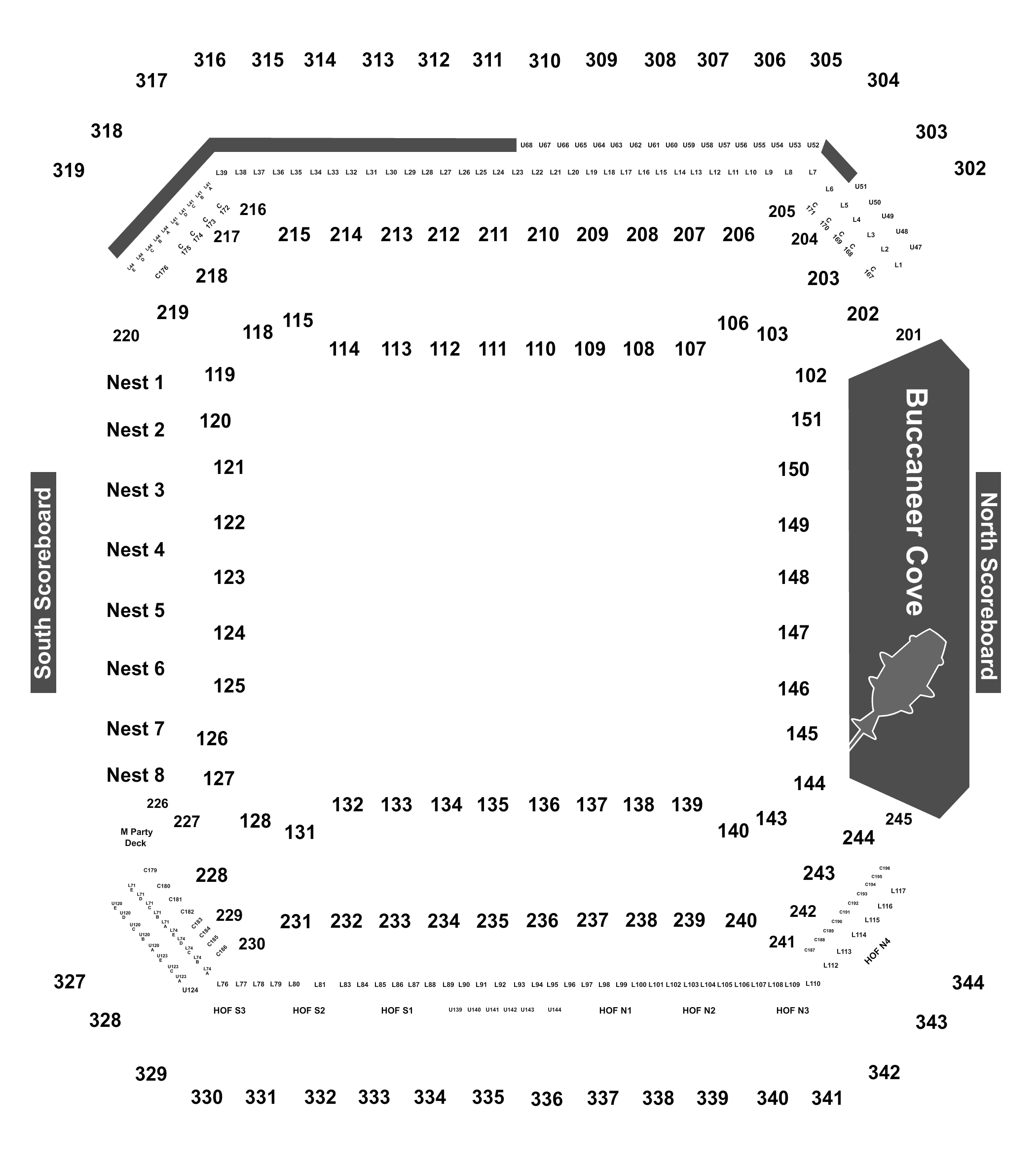 Raymond James Stadium Concert Seating Chart 