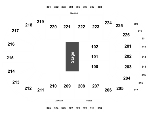 Resch Center Concert Seating Chart