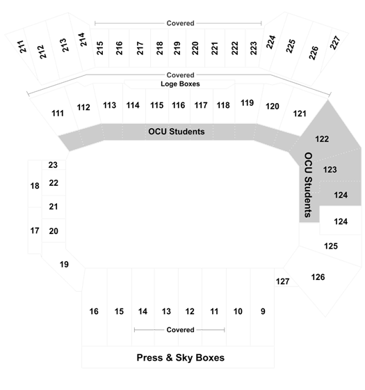 Reser Stadium Virtual Seating Chart