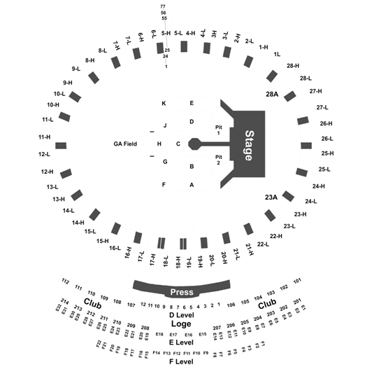 Rose Bowl Seating Chart 2019