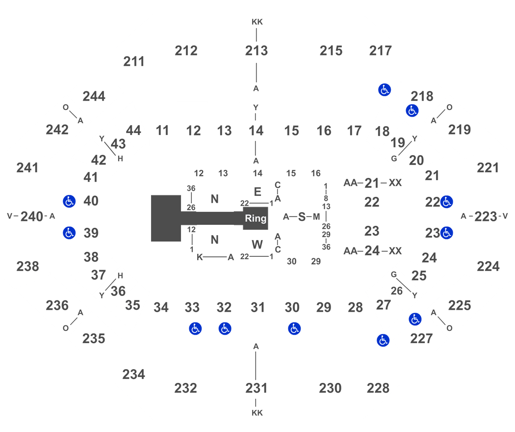 Rupp Arena Seating Chart For Wwe