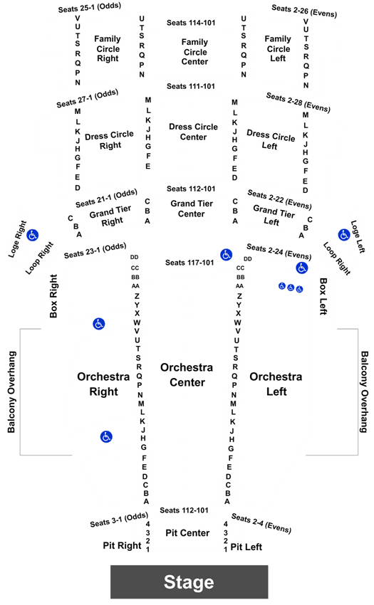 Saenger Theater Pensacola Seating Chart
