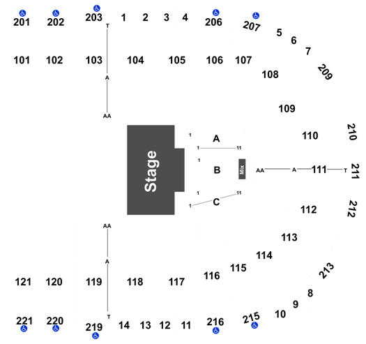 Sames Auto Arena Seating Chart