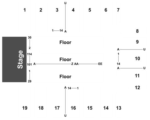 San Jose State Event Center Seating Chart