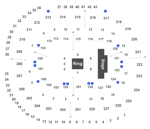 Sap Center U2 Seating Chart