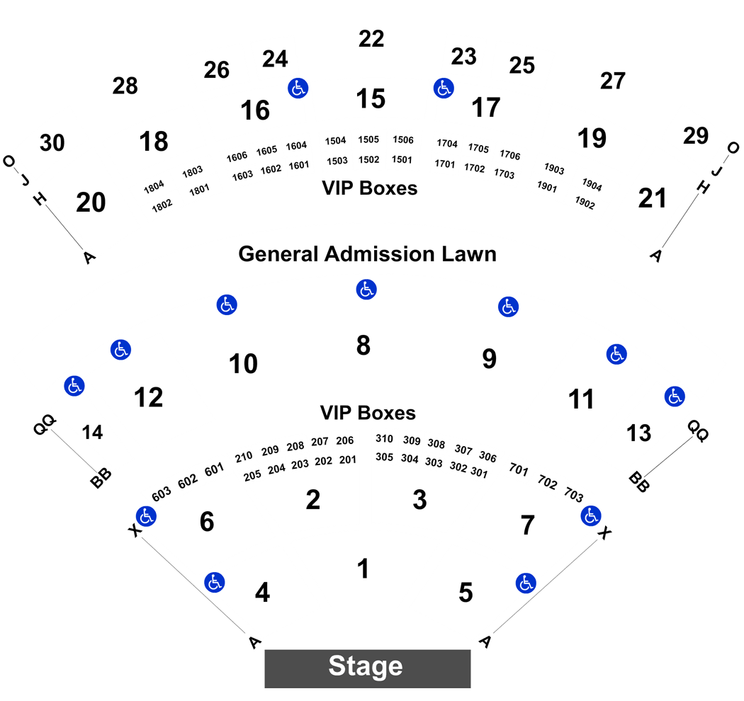 Saratoga Spac Seating Chart