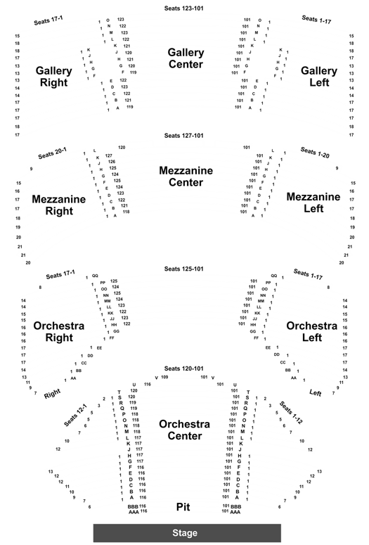 Houston Hobby Center Seating Chart