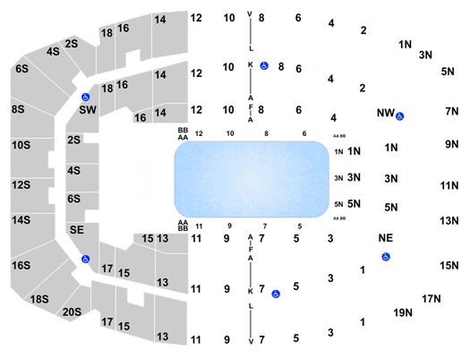 Selland Arena Hockey Seating Chart