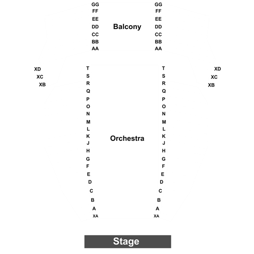 Festival Theatre Seating Chart