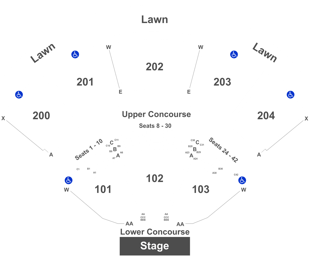 Shoreline Amp Seating Chart