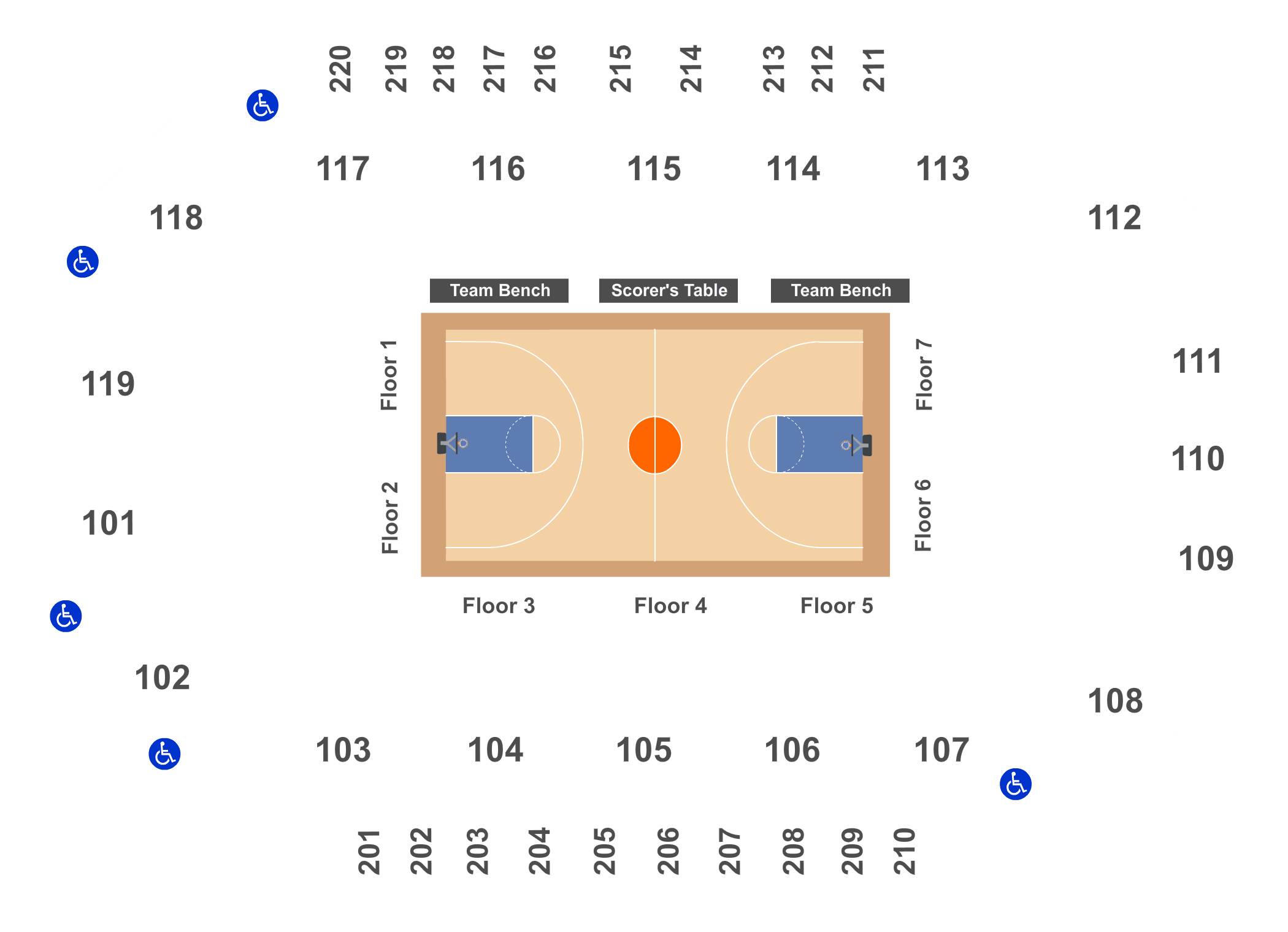 showare kent seating chart