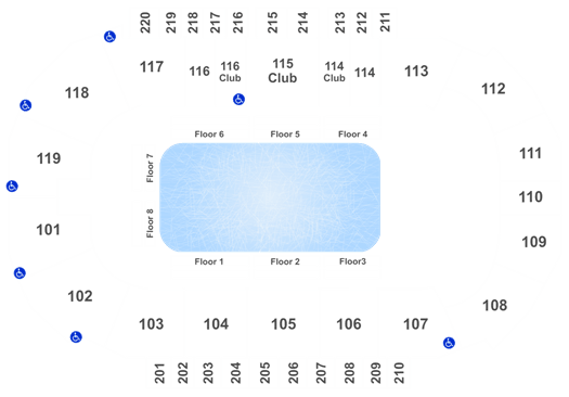 Showare Center Seating Chart Disney Ice