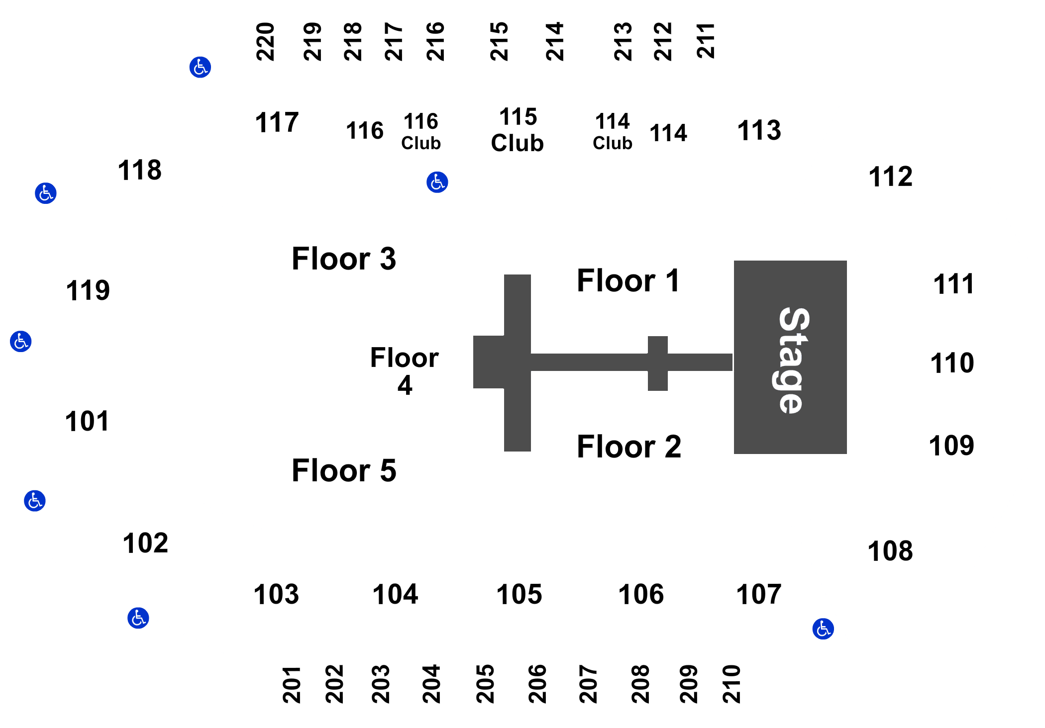 Showare Center Seating Chart For Concerts