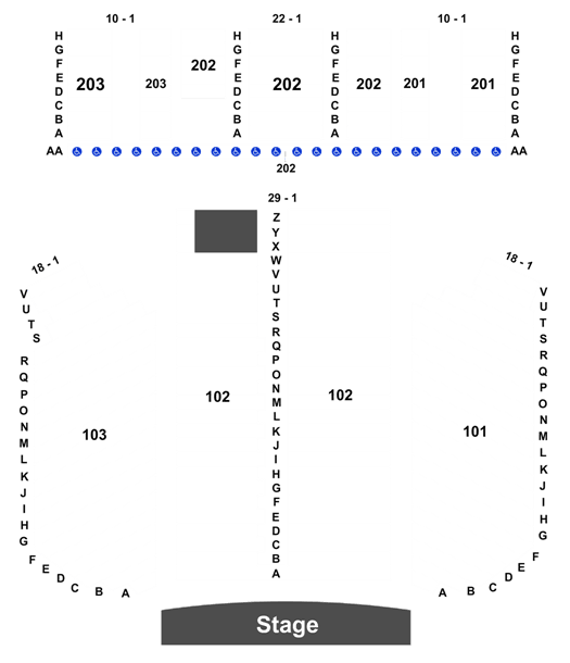 Four Winds Casino Silver Creek Seating Chart