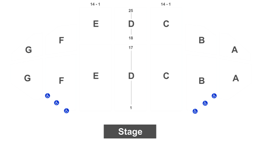 Silver Legacy Shows Seating Chart