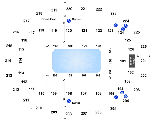 Snhu Arena Seating Chart Disney On Ice