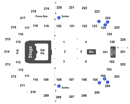 Snhu Arena Seating Chart With Rows