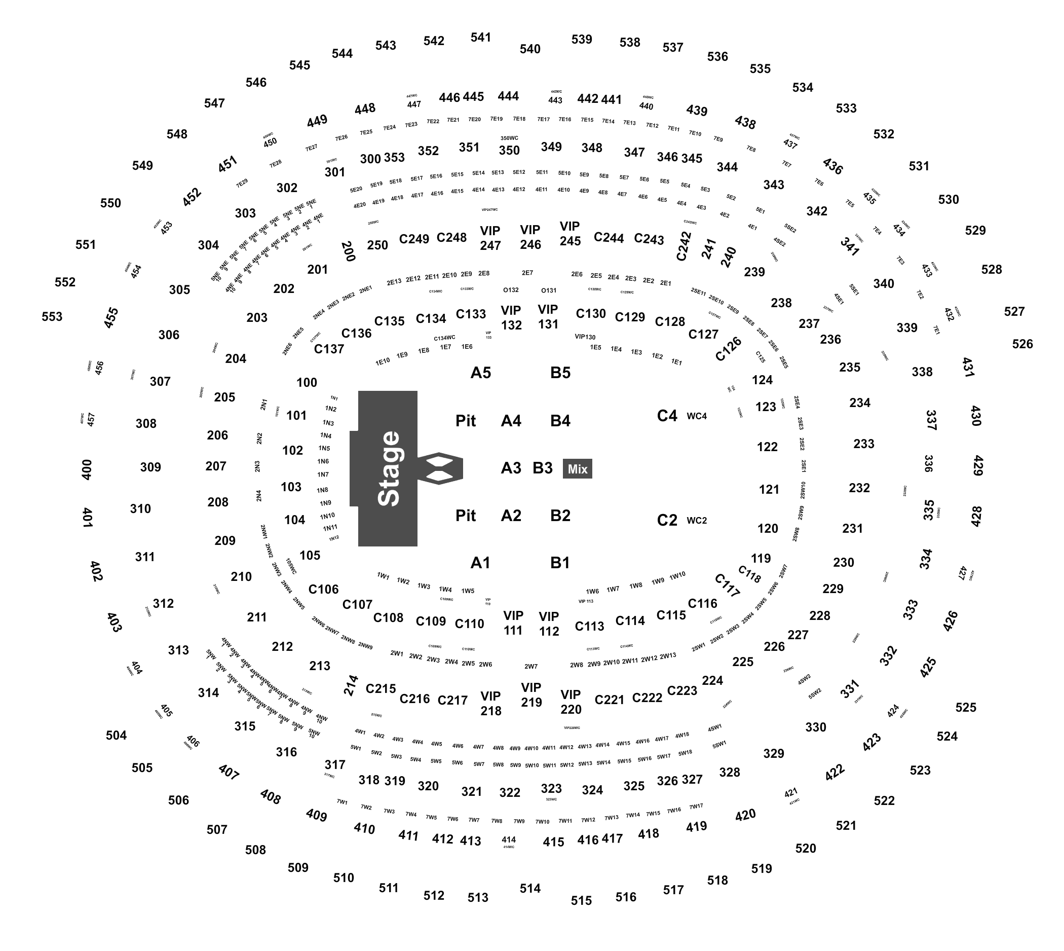 Share 108+ imagen sofi stadium seating chart with seat numbers In