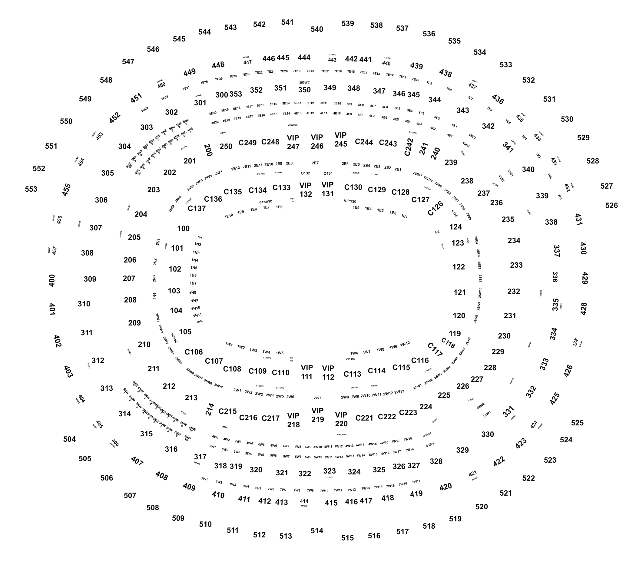 SoFi Stadium Seating Charts 