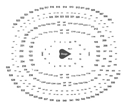 Sofi Stadium Seating Chart Taylor Swift