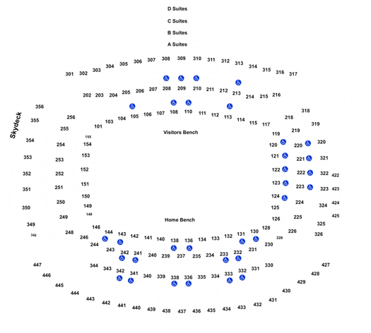 Chicago Bears Seating Chart Map at Soldier Field