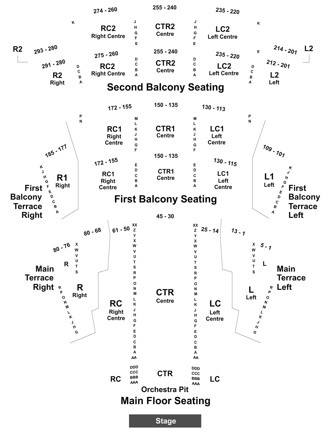 Calgary Southern Jubilee Auditorium Seating Chart